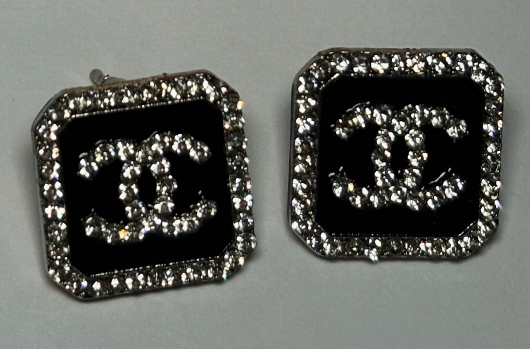 Square Chanel Earrings