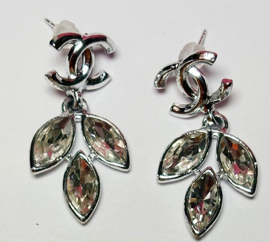 Silver Leaves Earrings